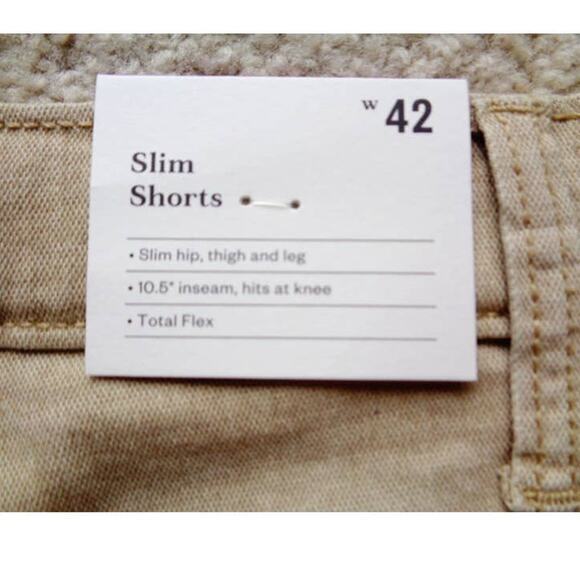 Goodfellow & Co‎ Flat  Jean Shorts Total Flex 10 1/2" Inseam Mens Size 42 Slim - Picture 9 of 10